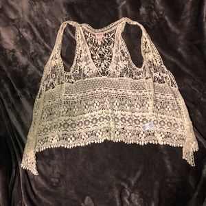 Crocheted Cover up Sleeveless